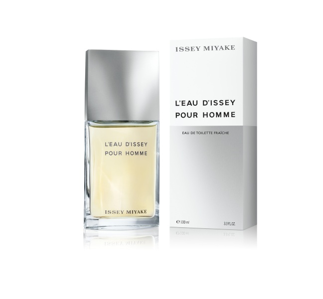 L'Eau d'Issey pour Homme - Eau de toilette Fraîche. 
Disponibile nelle profumerie concessionarie Issey Myake a partire dal 19 Febbraio 2016  al prezzo massimo consigliato di 100ml, 82.52€.